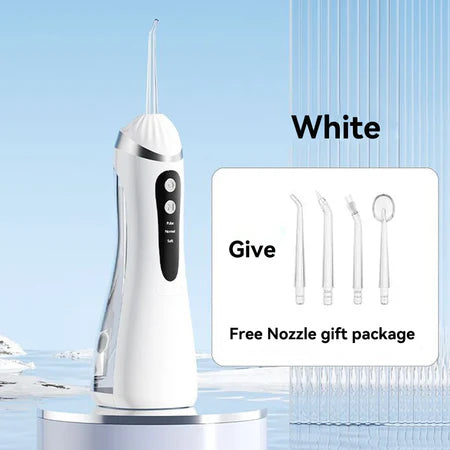 FloziWash Handheld Water Flosser 1600 Pulses 200ml Portable Oral Irrigator