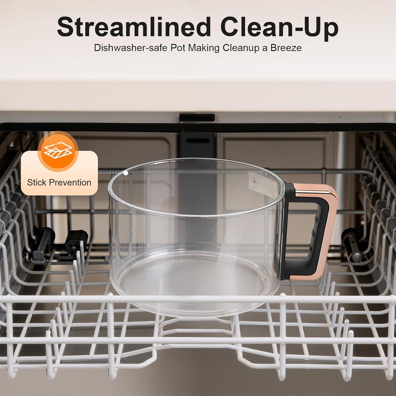 FrixAiry Non-Toxic Glass Air Fryer with 100% PFAS-Free Borosilicate Pot, 360° Visual Monitoring and 8 Cooking Presets