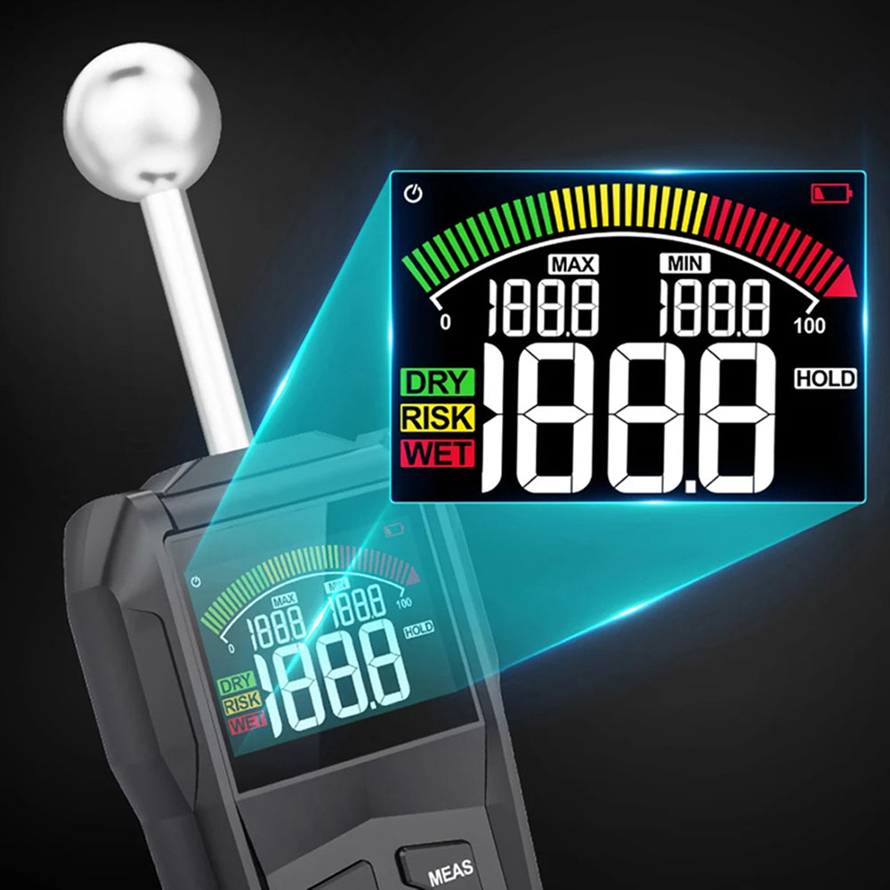 MoisiKox Moisture Meter Non-Destructive 20-40mm Spherical Probe Tester