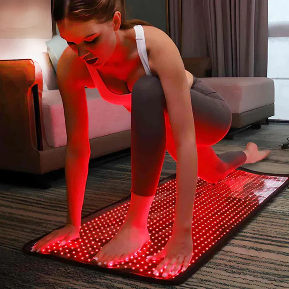 SobiEnfra Red Light Therapy Heating Pad 660nm Dual-Wavelength 360 LEDs for Pain Relief
