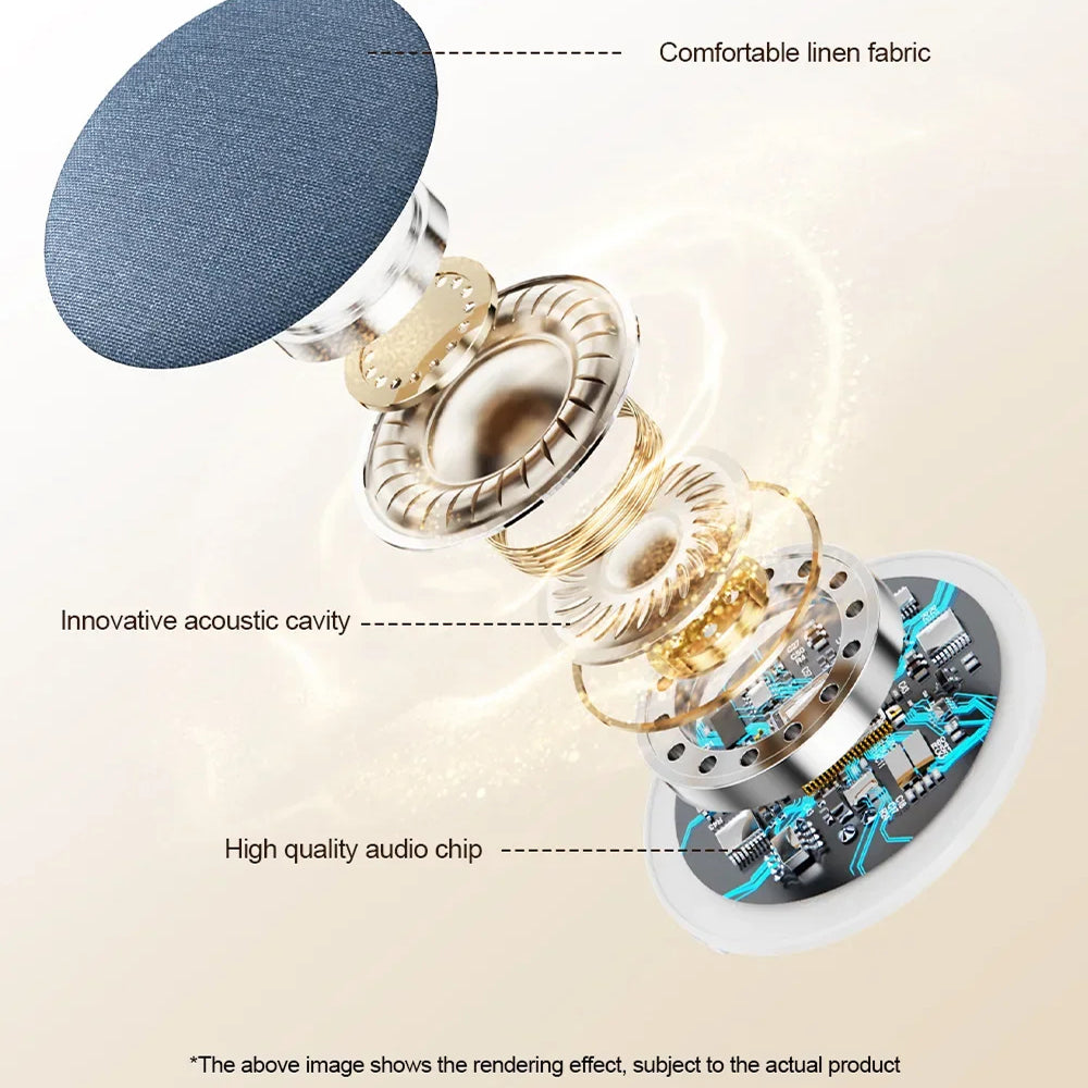 SpikMek Bluetooth 5.4 Under-Pillow Speaker with 360° Surround Sound, HiFi Stereo and 12-Hour Battery Life