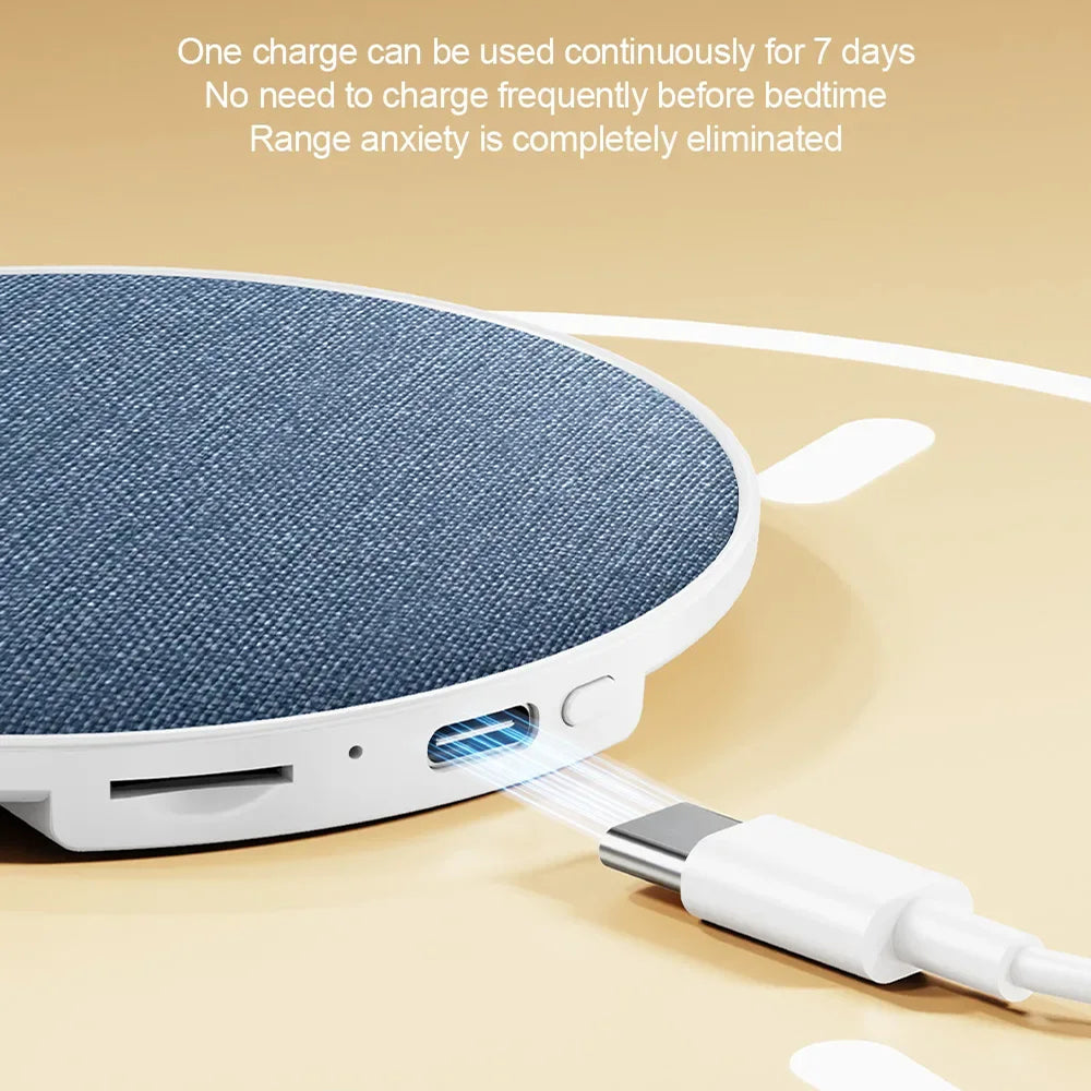 SpikMek Bluetooth 5.4 Under-Pillow Speaker with 360° Surround Sound, HiFi Stereo and 12-Hour Battery Life