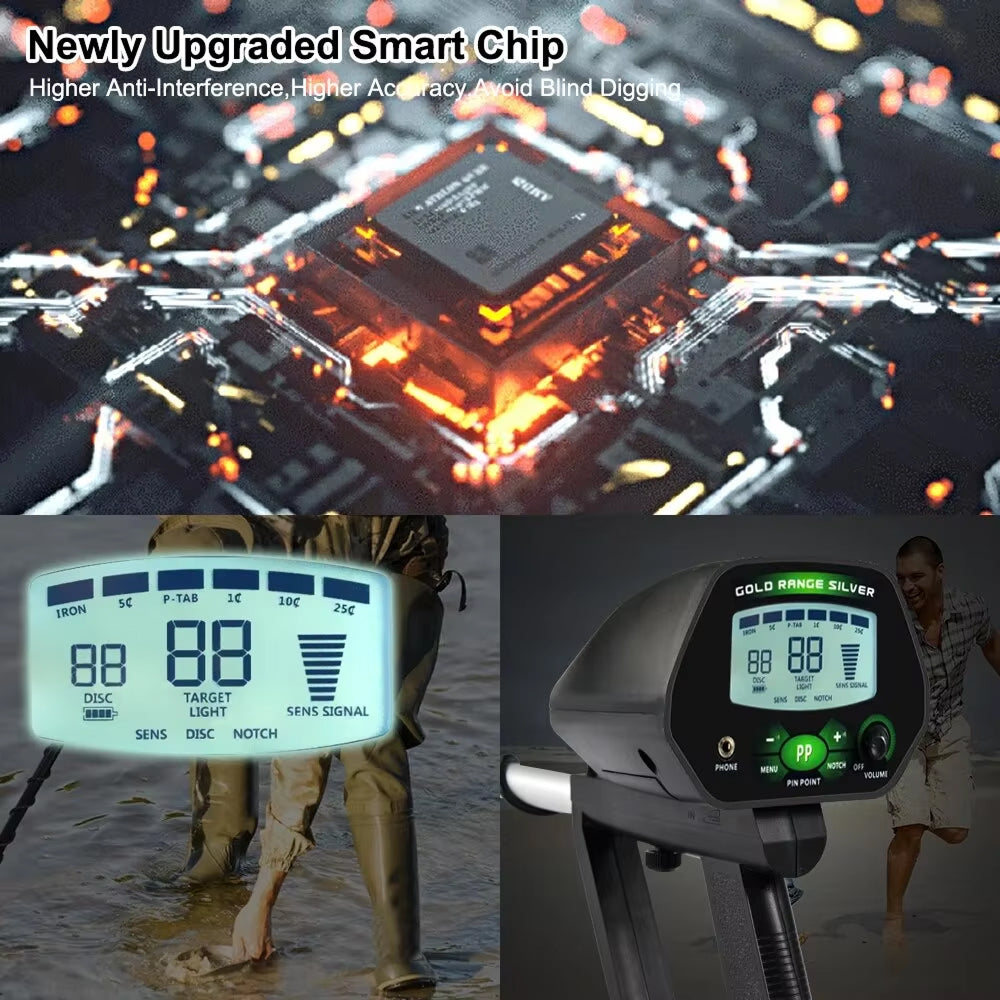 TreziPal Metal Detector for Adults & Kids, Waterproof 8.5