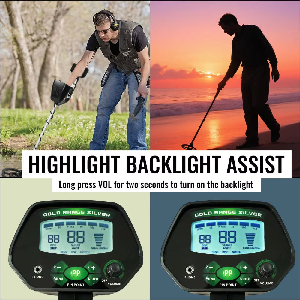 TreziPal Metal Detector for Adults & Kids, Waterproof 8.5