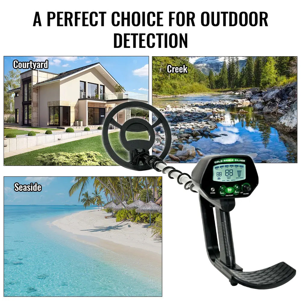 TreziPal Metal Detector for Adults & Kids, Waterproof 8.5