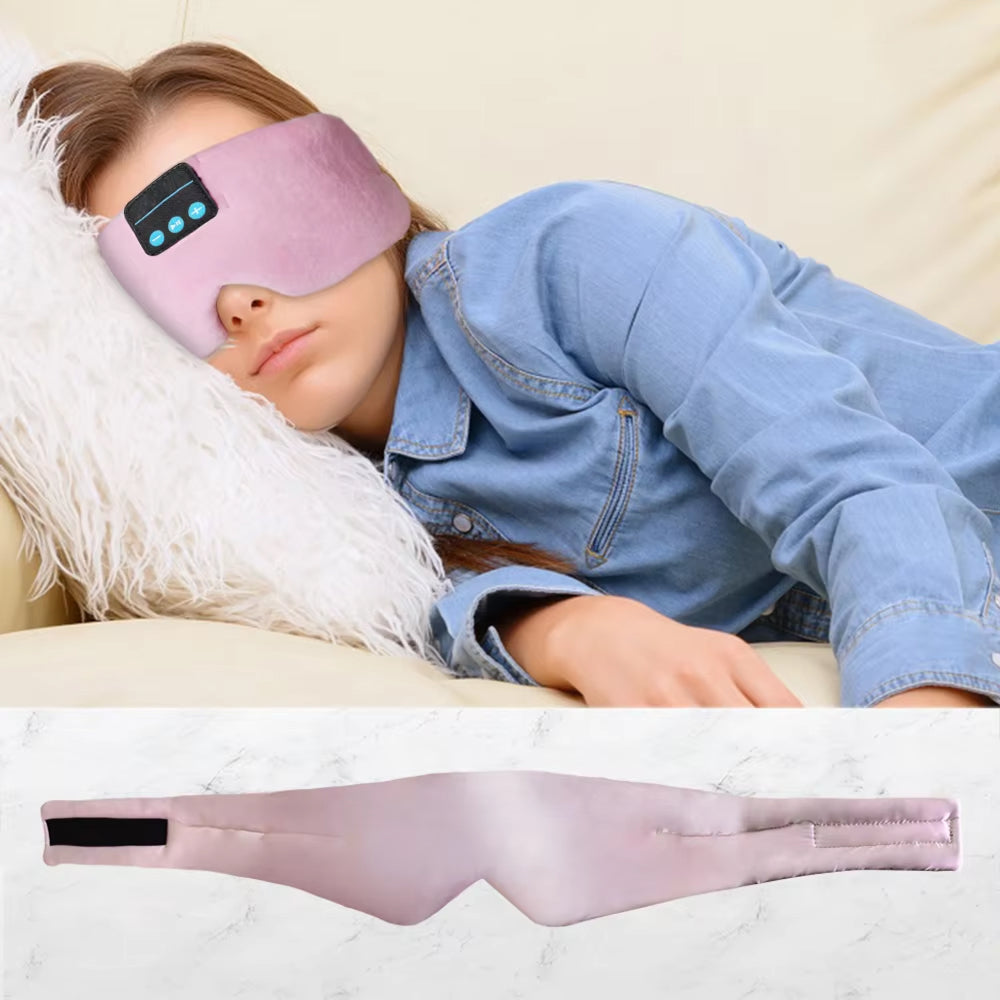 ZendBeatx Sleep Mask with Bluetooth 5.3 Headphones, 100% Blackout Mulberry Silk Eye Mask