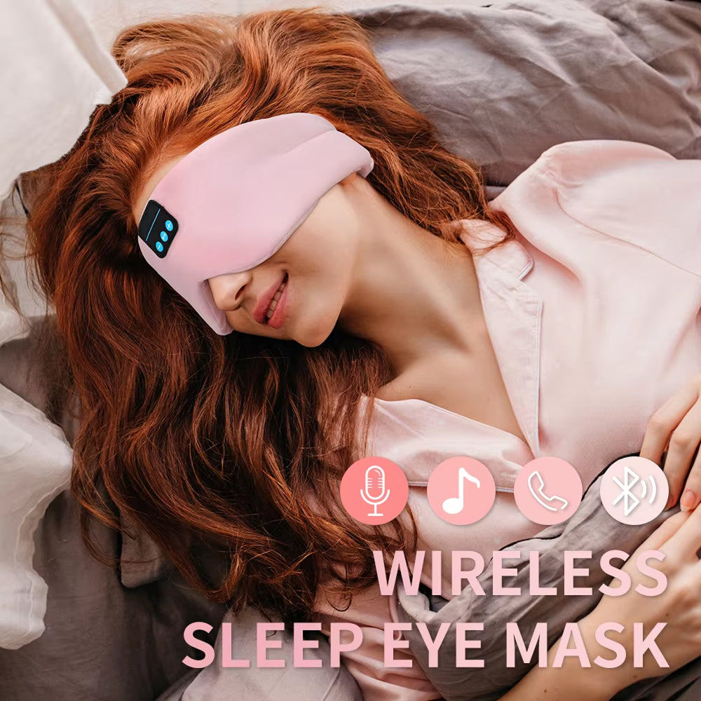 ZendBeatx Sleep Mask with Bluetooth 5.3 Headphones, 100% Blackout Mulberry Silk Eye Mask