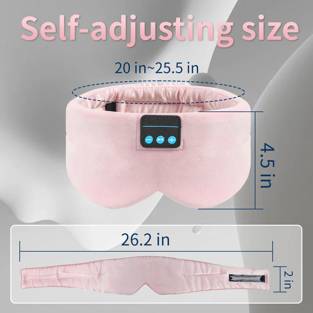 ZendBeatx Sleep Mask with Bluetooth 5.3 Headphones, 100% Blackout Mulberry Silk Eye Mask