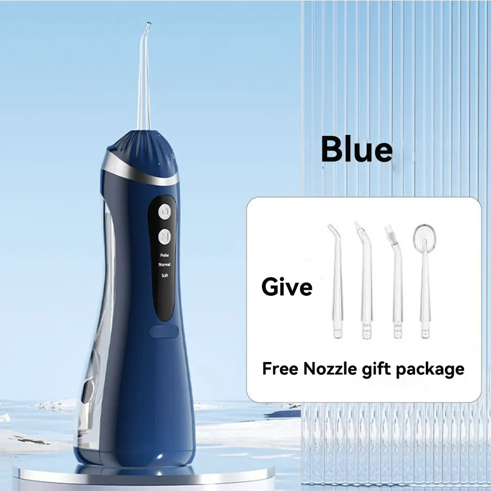 FloziWash Handheld Water Flosser 1600 Pulses 200ml Portable Oral Irrigator