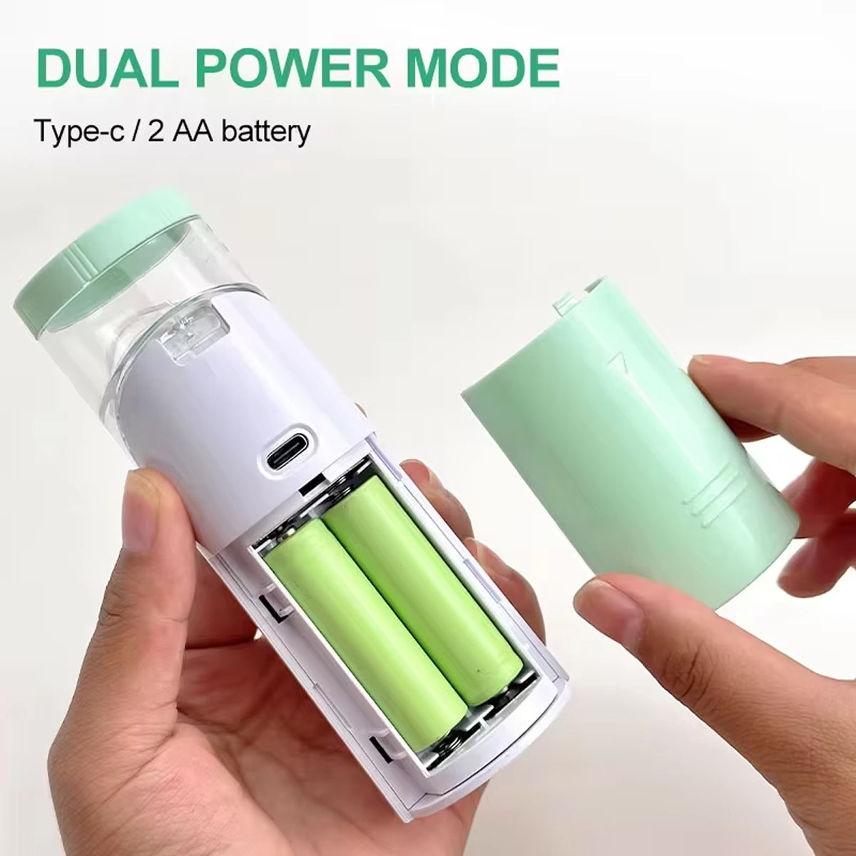 AeroEzex Portable Mesh Nebulizer - Whisper-Quiet (<25dB), 1-3 Micron Fine Mist, 45° Leak-Proof
