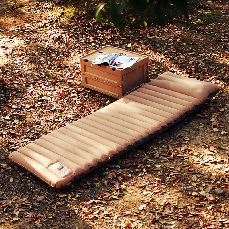CapixMat Camping Mattress 10cm Thick Sleeping Pad with Foot Pump and Splicing Buttons