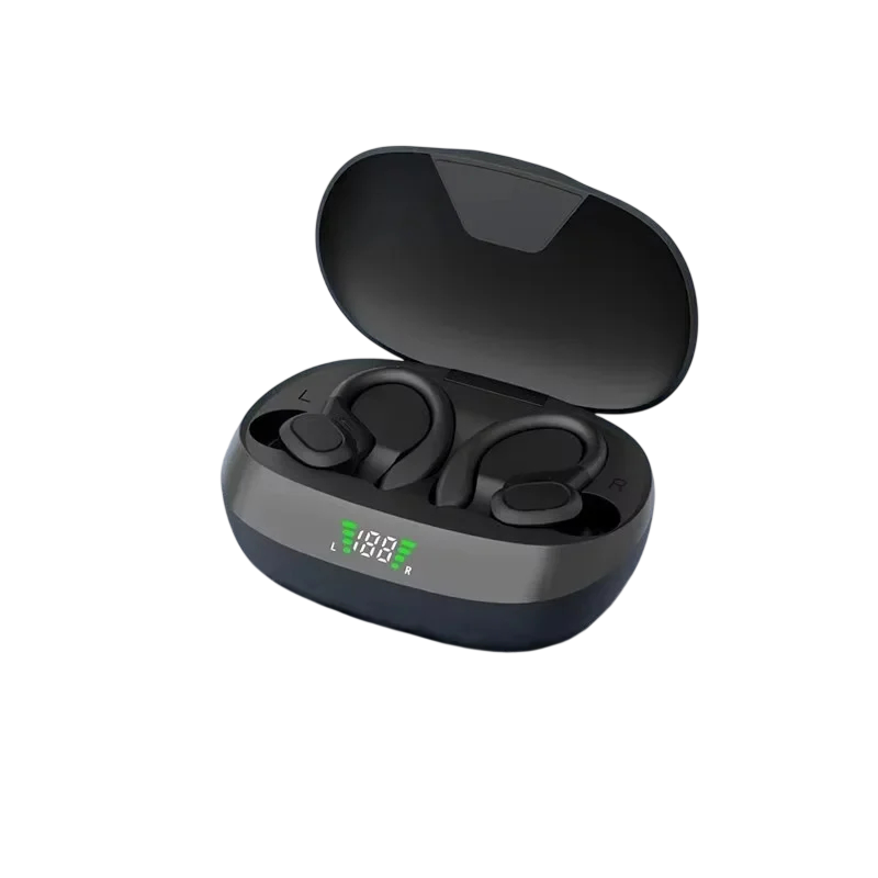 EariMixi Running Earbuds Bluetooth 5.1 Active Noise Cancelling IPX-Waterproof Sport Hooks