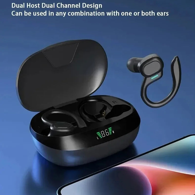 EariMixi Running Earbuds Bluetooth 5.1 Active Noise Cancelling IPX-Waterproof Sport Hooks