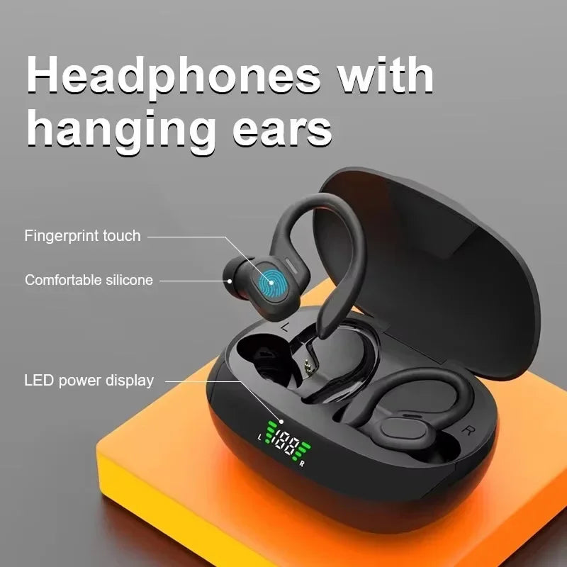 EariMixi Running Earbuds Bluetooth 5.1 Active Noise Cancelling IPX-Waterproof Sport Hooks