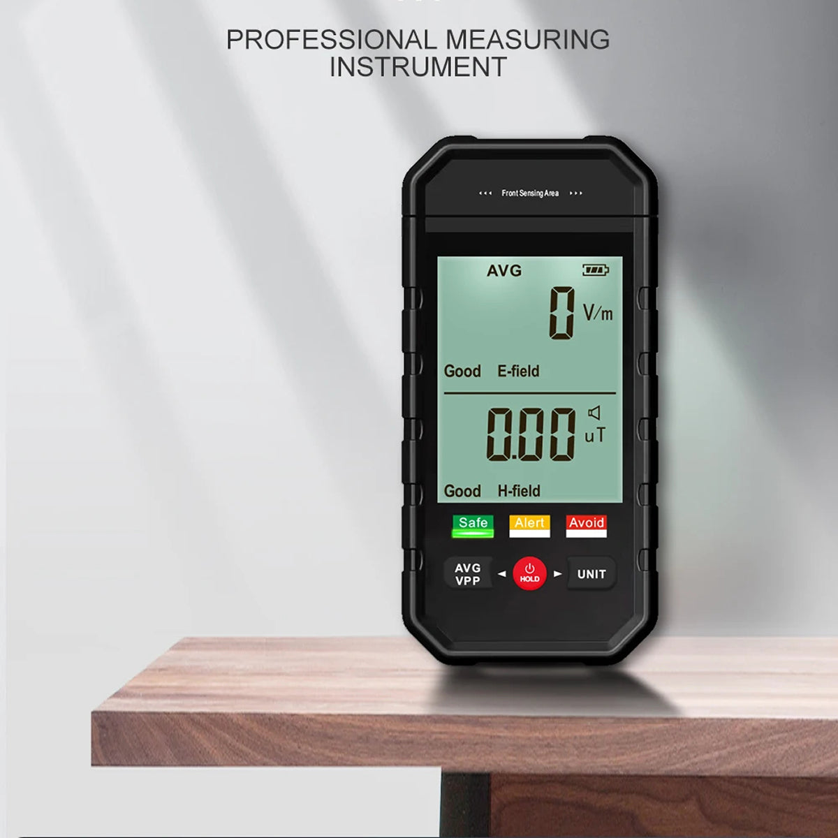 EmixKiv EMF Meter 5G/WiFi Radiation Detector with 3-inch LCD and Dual-Field Alarm