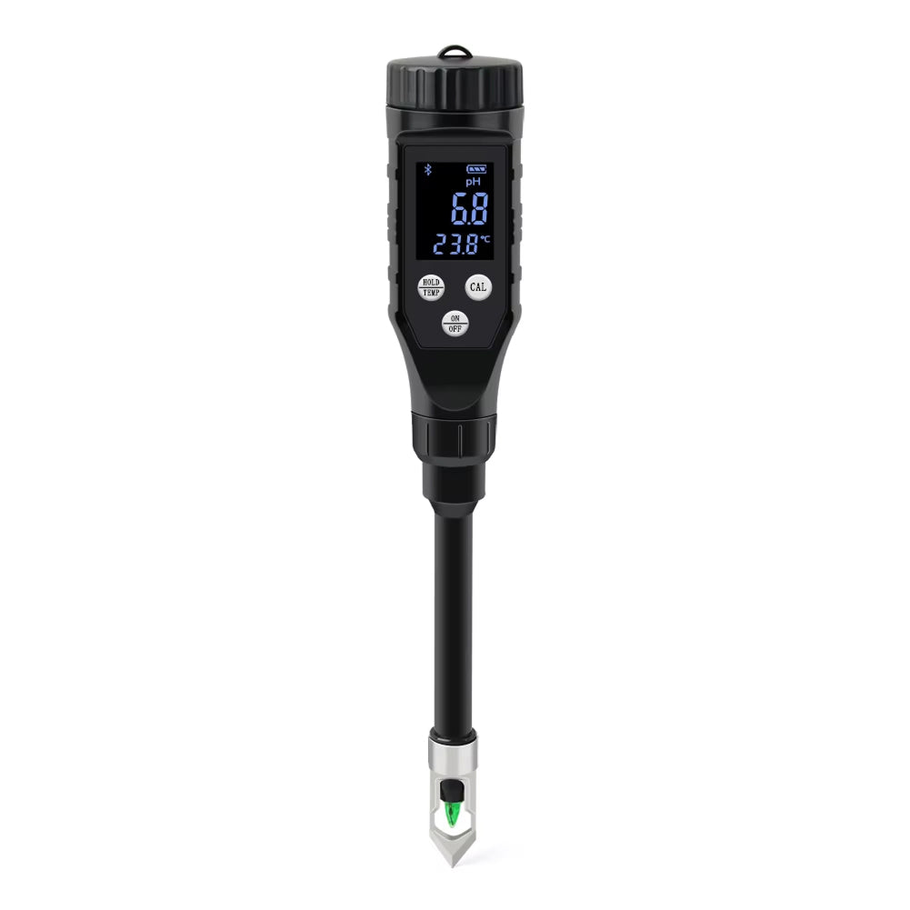 FonaWise Bluetooth Soil pH Meter Laboratory-Grade ±0.1 Accuracy with Data Logging