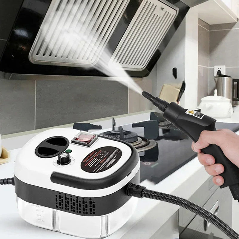 Gleamixu 2500W Steam Cleaner with 6-Gear Adjustment & Acid-Resistant Solution Tank