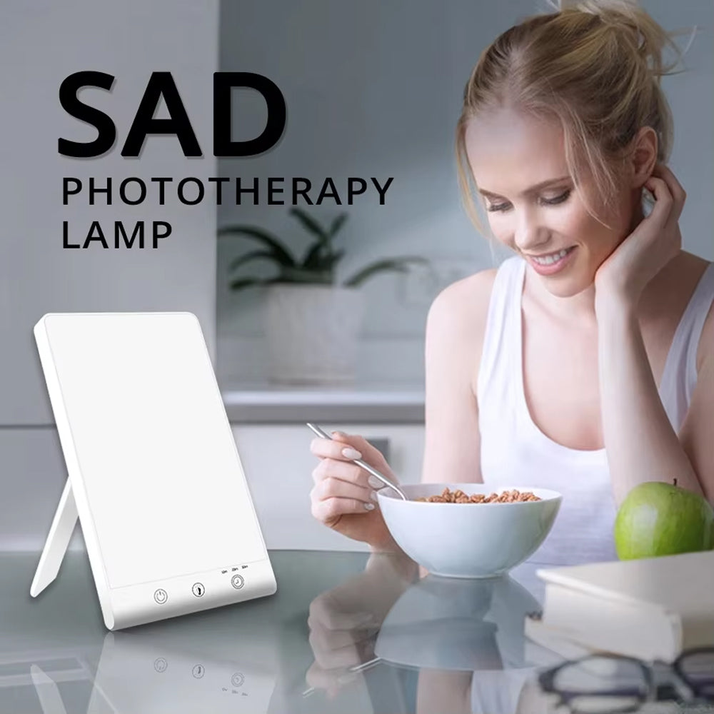 GloweMira SAD Lamp 10,000 Lux Therapy Light, Dual Color Temperature 3200K/5500K