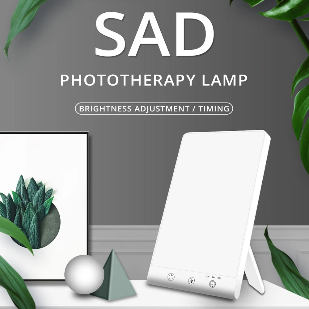 GloweMira SAD Lamp 10,000 Lux Therapy Light, Dual Color Temperature 3200K/5500K