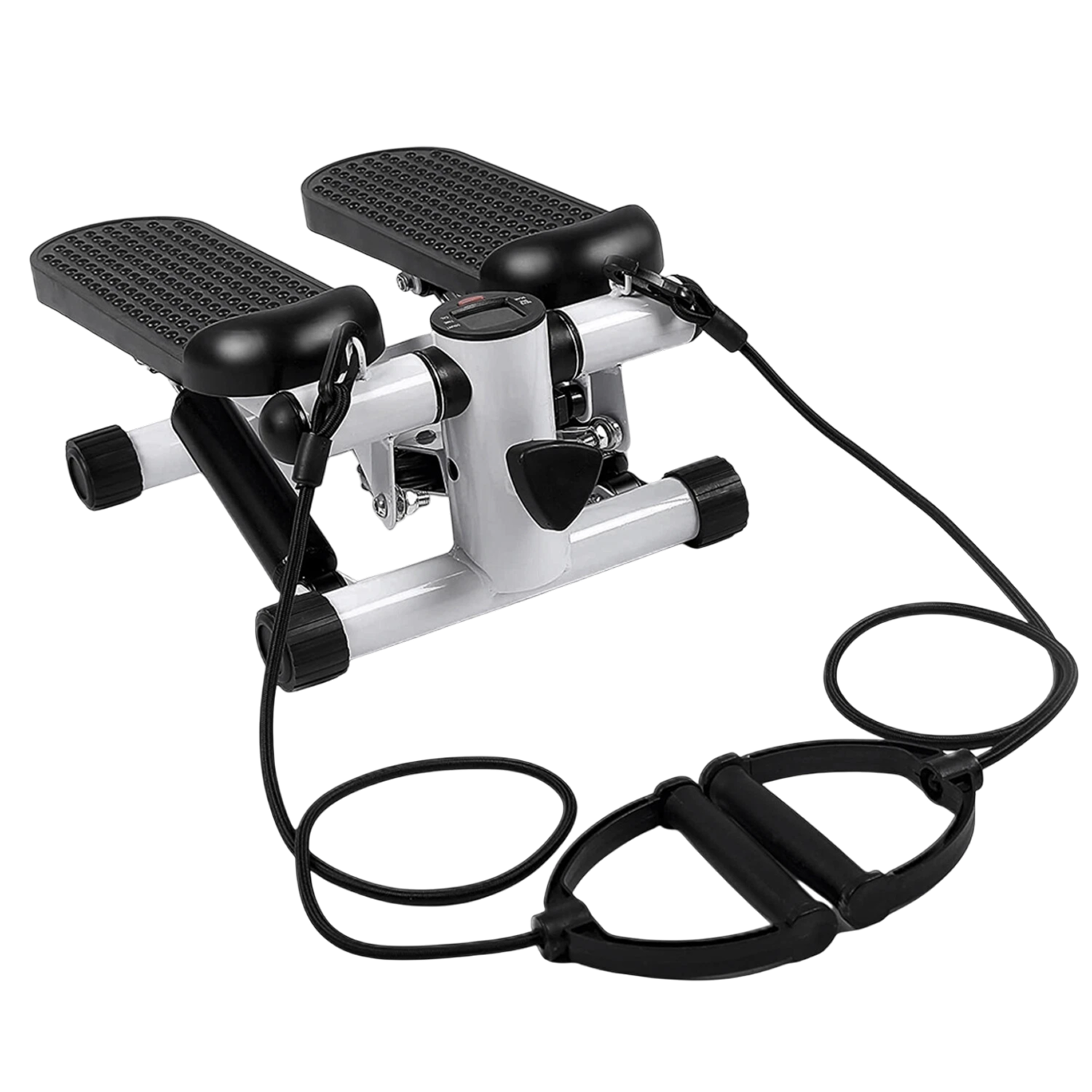 LitePreti Mini Stepper with Resistance Bands 330lb Capacity LCD Display Fully Assembled