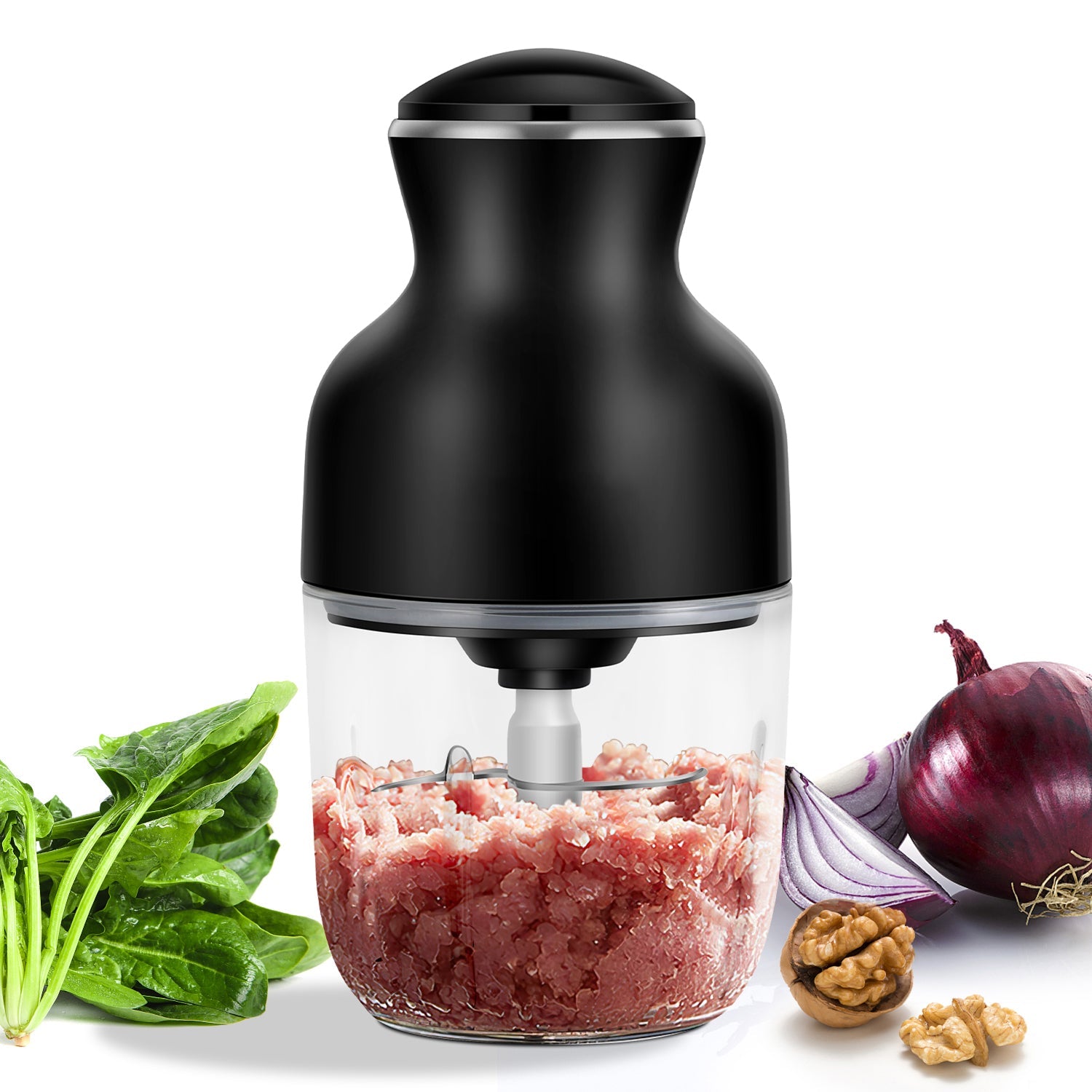 MeaviMax Home Meat Grinder 350W Electric 6-Blade Food Processor Chopper