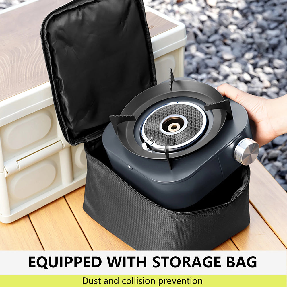 PotixGax 4000W Portable Gas Stove for Indoor Use with Dual-Mode Burner and Safety Separated Tank Design