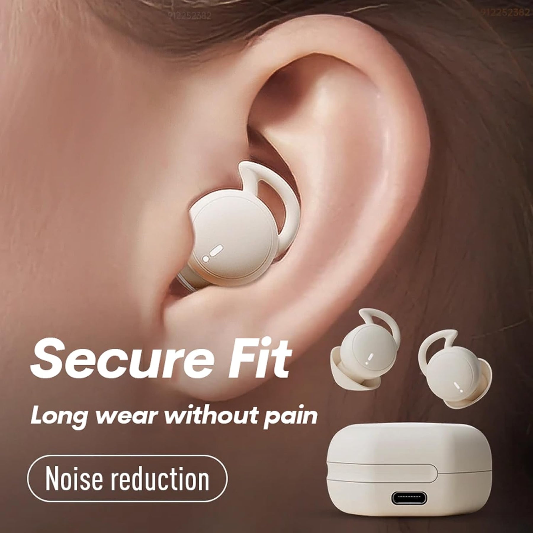 SomnusPil V3 Sleep Earbuds, 2.3g Ultra-Lightweight Bluetooth 5.3 Sleeping Headphones