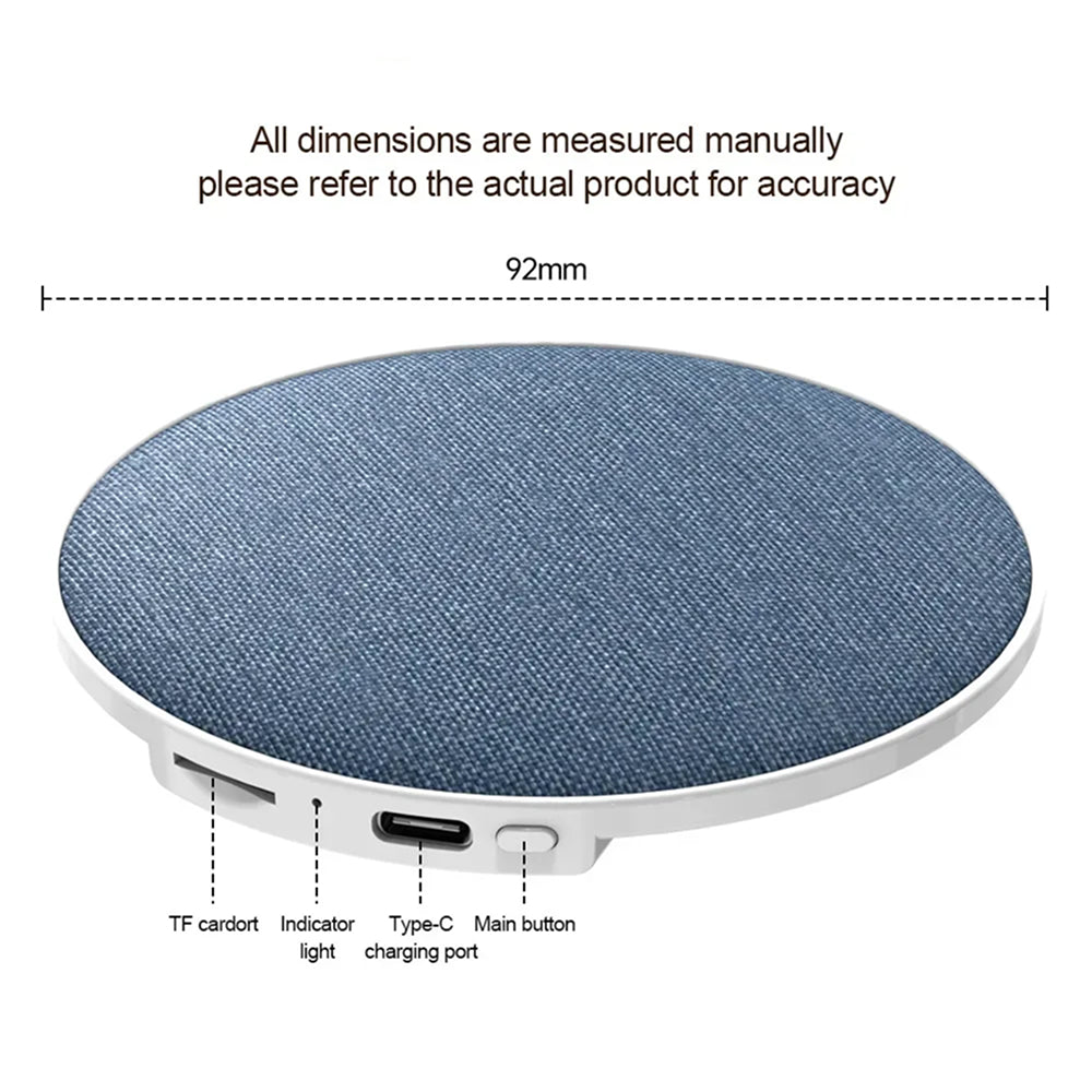 SpikMek Bluetooth 5.4 Under-Pillow Speaker with 360° Surround Sound, HiFi Stereo and 12-Hour Battery Life