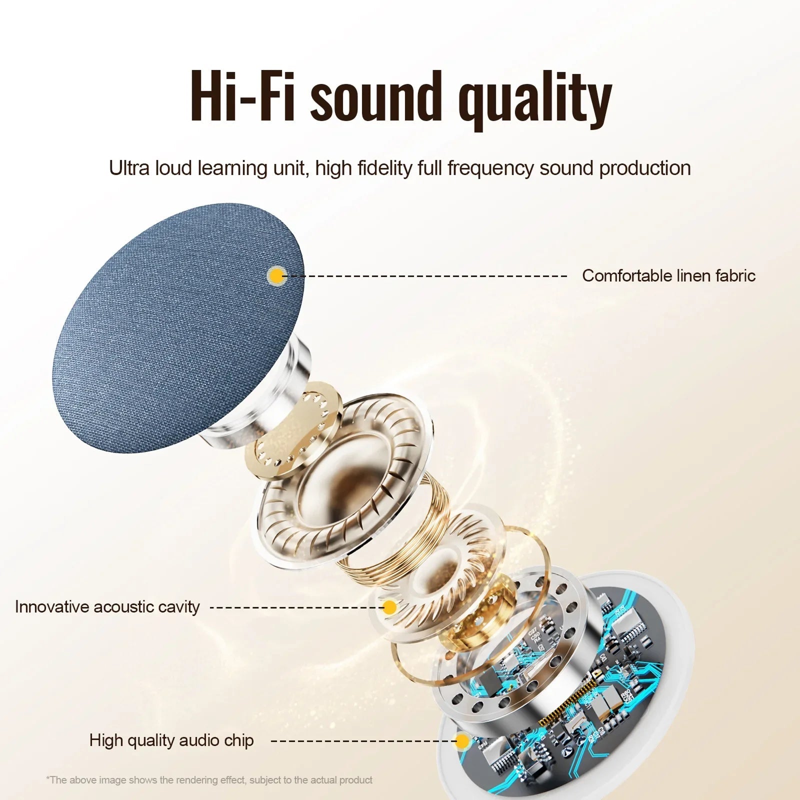 SpikMek Bluetooth 5.4 Under-Pillow Speaker with 360° Surround Sound, HiFi Stereo and 12-Hour Battery Life