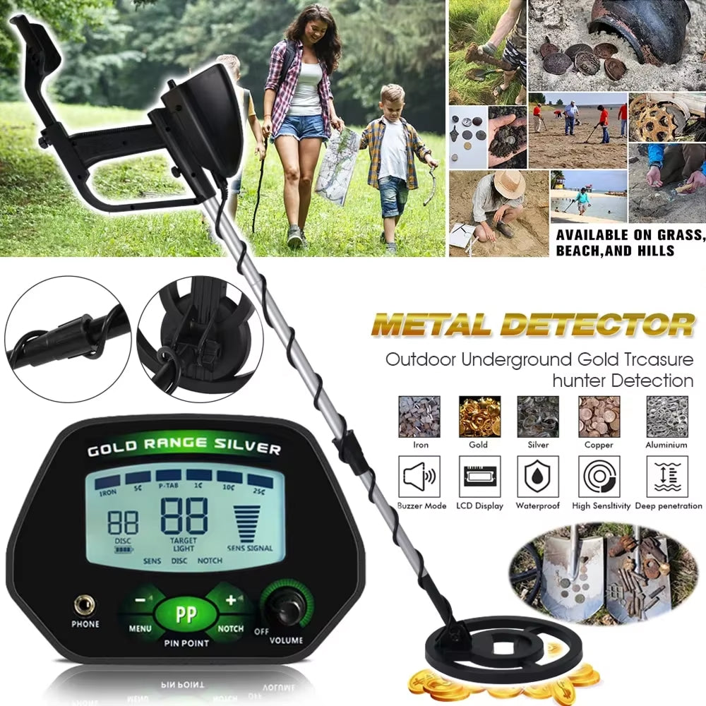 TreziPal Metal Detector for Adults & Kids, Waterproof 8.5
