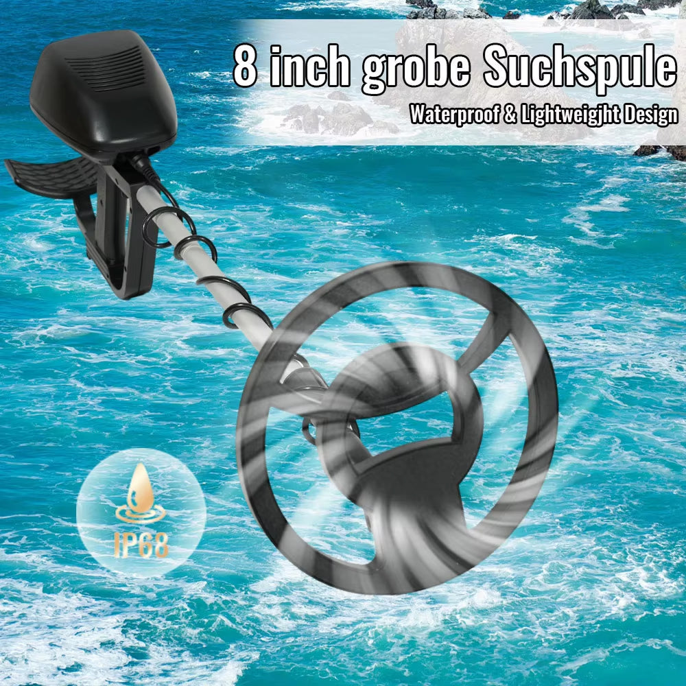 TreziPal Metal Detector for Adults & Kids, Waterproof 8.5