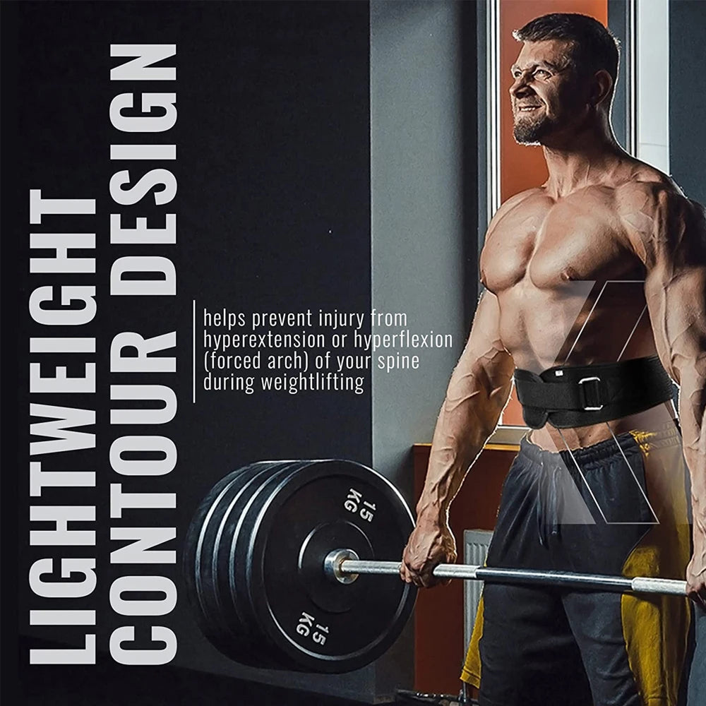 WetixBima Weight Lifting Belt Lightweight Breathable Mesh with Heavy-Duty Buckle for Squats and Deadlifts