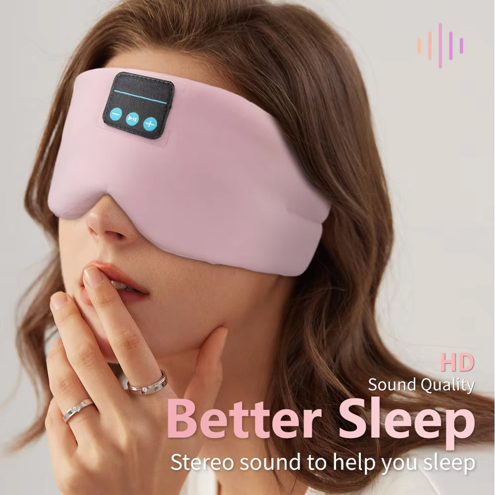 ZendBeatx Sleep Mask with Bluetooth 5.3 Headphones, 100% Blackout Mulberry Silk Eye Mask